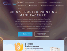 Tablet Screenshot of cnbestprint.com